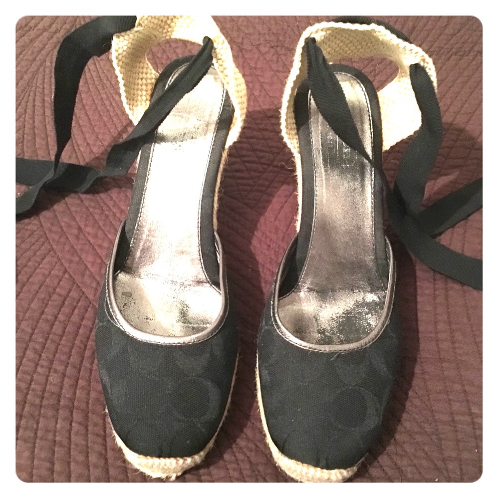 Coach Espadrille wedges